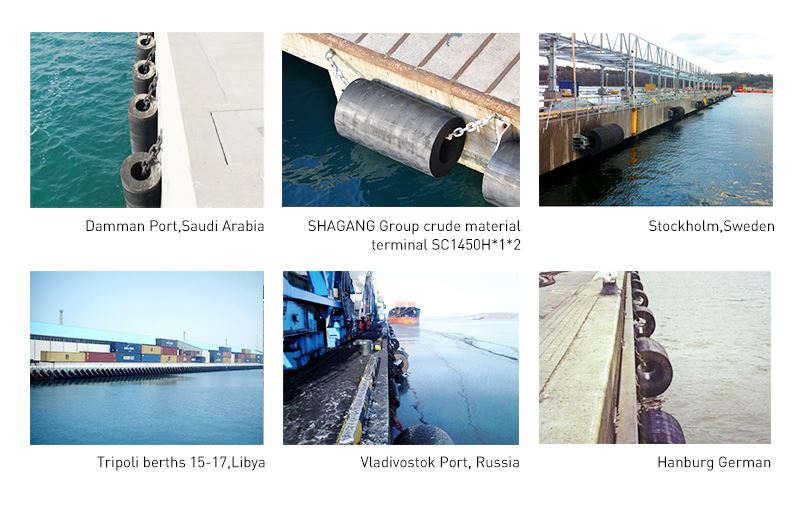 Cylindrical Rubber Marine Fender
